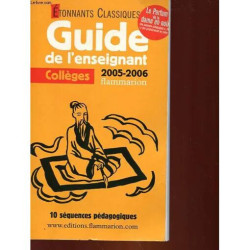 Guide De L'enseignant Colleges 2005 - 2006