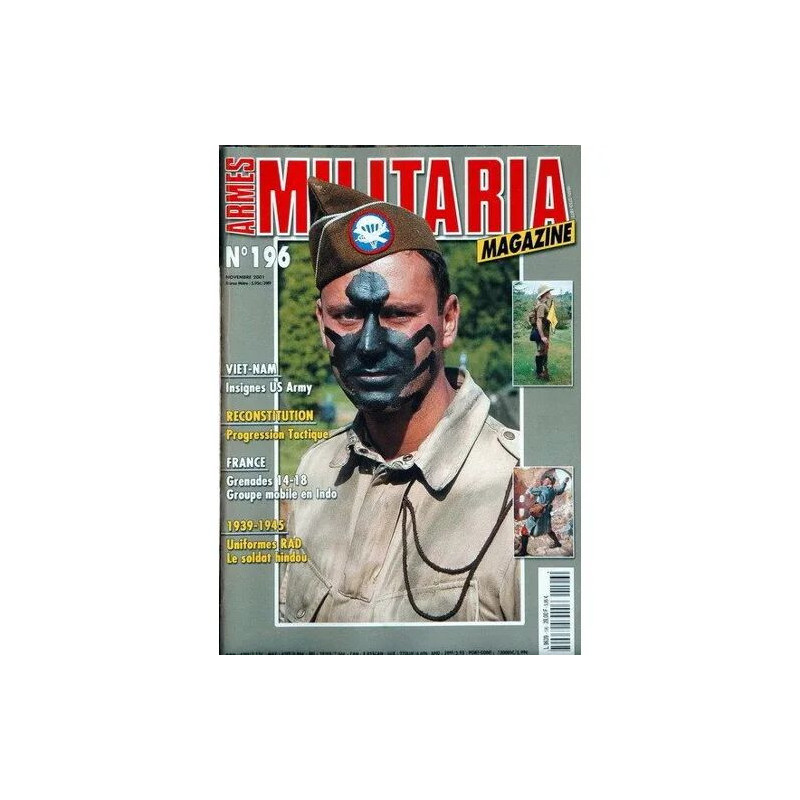 Armes Militaria Magazine N° 196 Du 01/11/2001