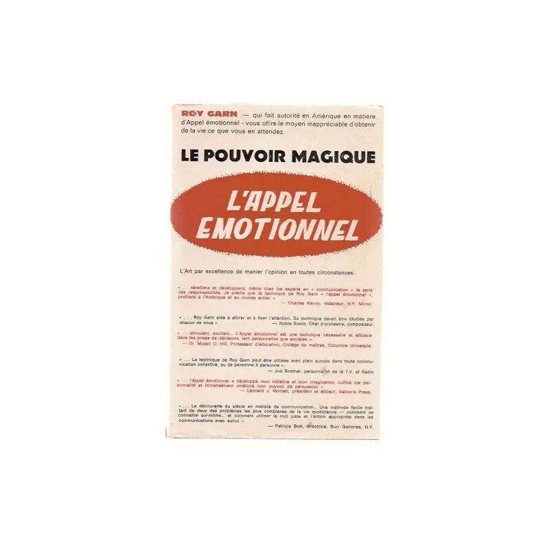 L'APPEL EMOTIONNEL