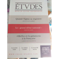 Etudes N° 4258 Mars 2019