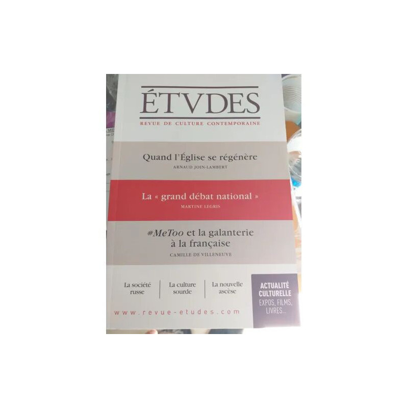 Etudes N° 4258 Mars 2019
