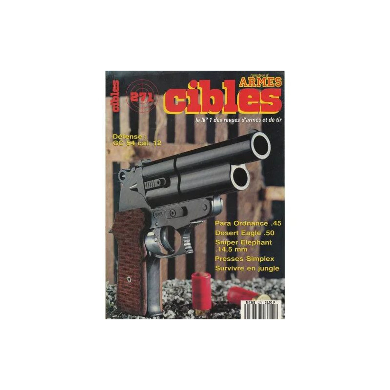 L'Amateur d'armes CIBLES N° 271 : D'éfense : GC 54 Cal. 12