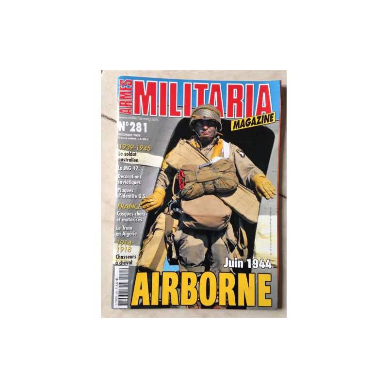 ARMES MILITARIA MAGAZINE N°281 EFFETS PERSONNELS GI PLAQUES...