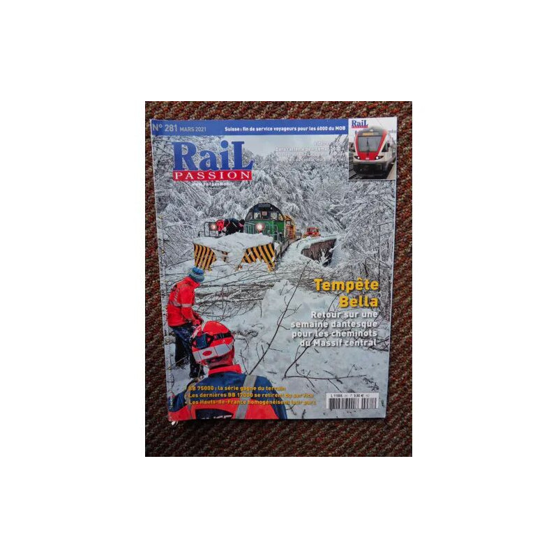 RAIL PASSION N°281-MARS 2021