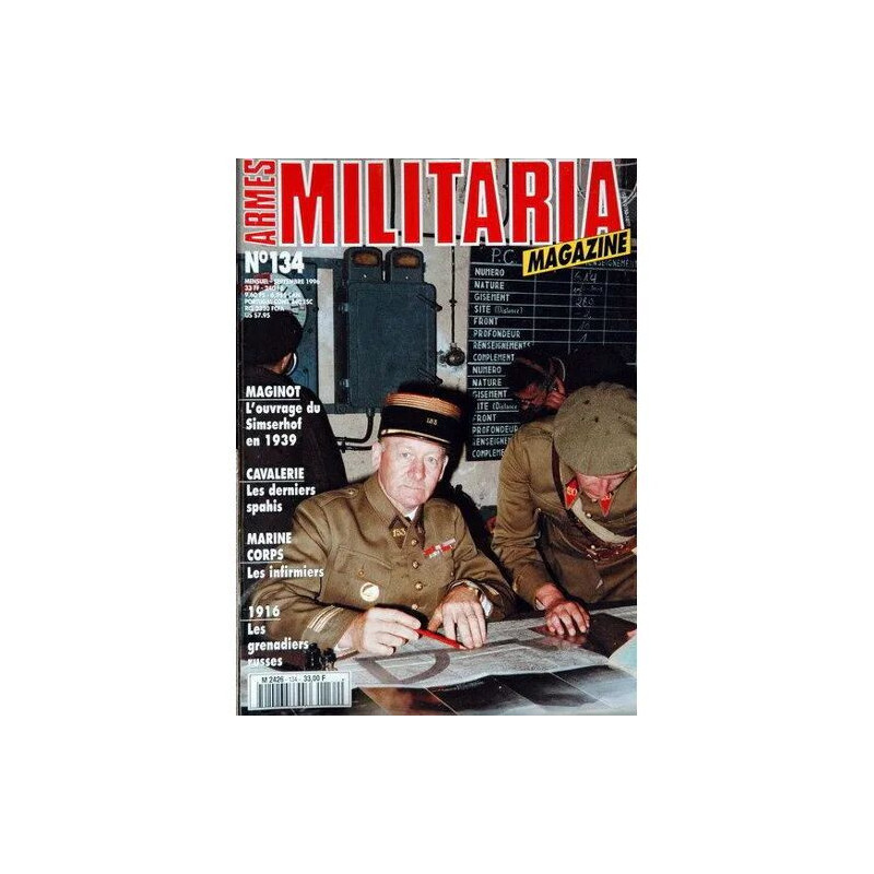 Armes Militaria Magazine N° 134 Du 01/09/1996