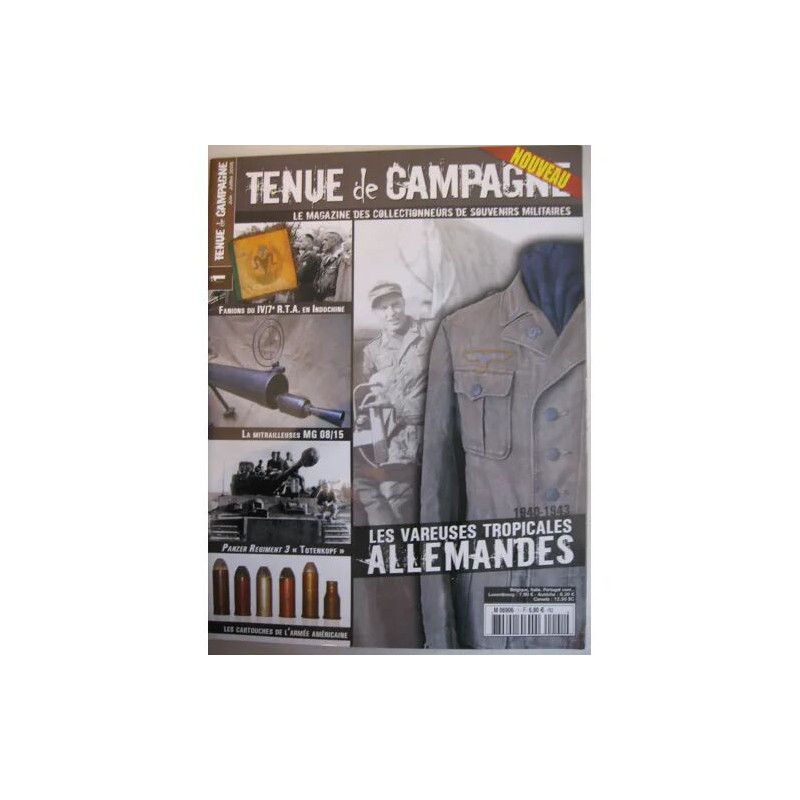 tenue de campagne 1 les vareuses tropicales allemandes