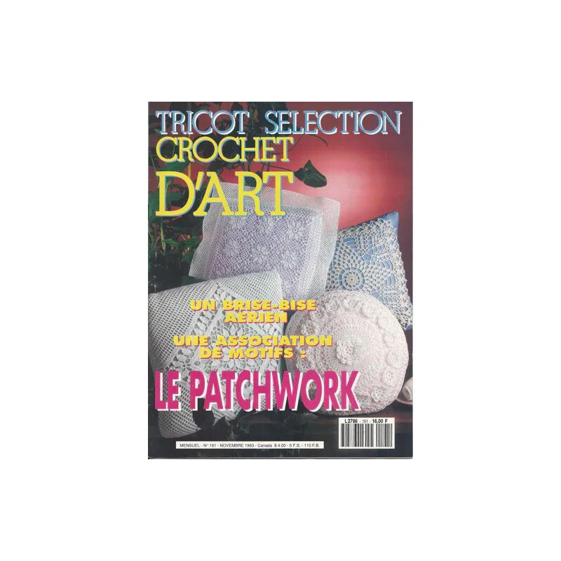 Tricot Selection Crochet d'art N° 191