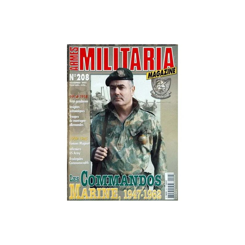 Armes Militaria Magazine N° 208 Du 01/11/2002