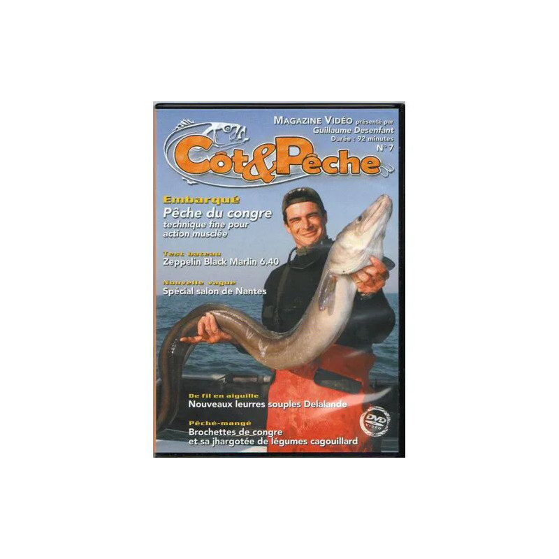 DVD côt&pêche - 92 minutes - présenté par Guillaume Desenfant - N°...
