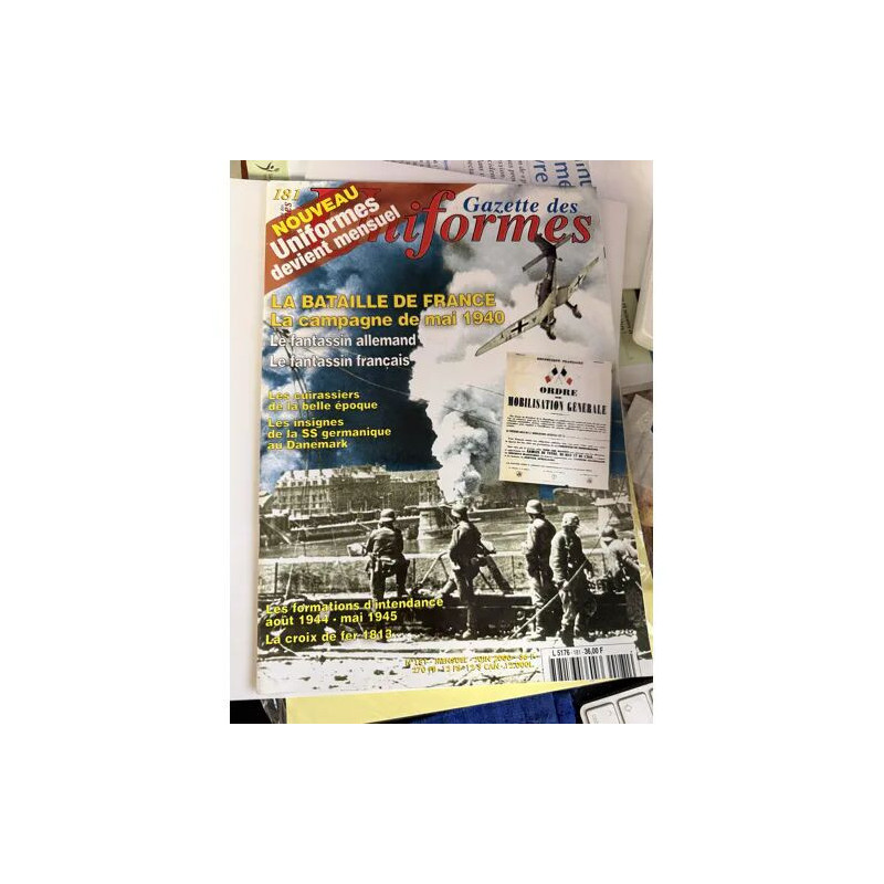 GAZETTE DES UNIFORMES 181 LE FANTASSIN ALLEMAND LE FANTASSIN...