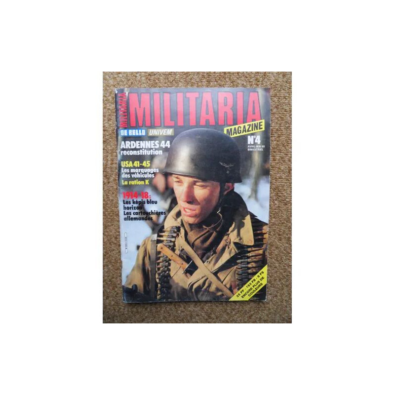 Militaria magazine n°4 de avril/mai 1985