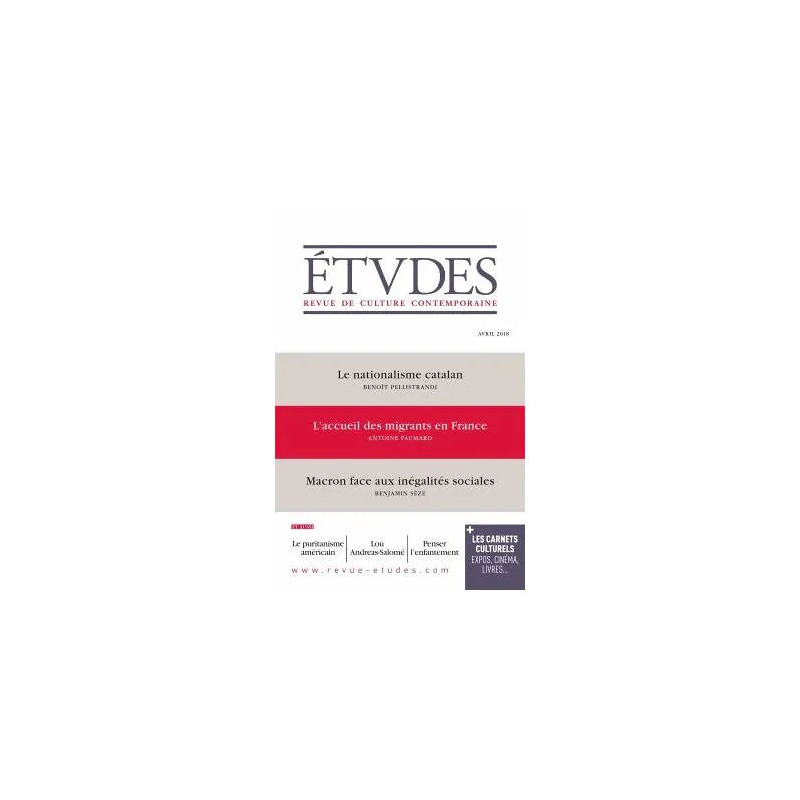 Etudes N°4248 Avril 2018