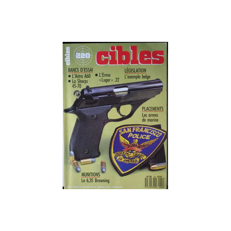 cibles N° 220 : bancs d'essai l'astra a60