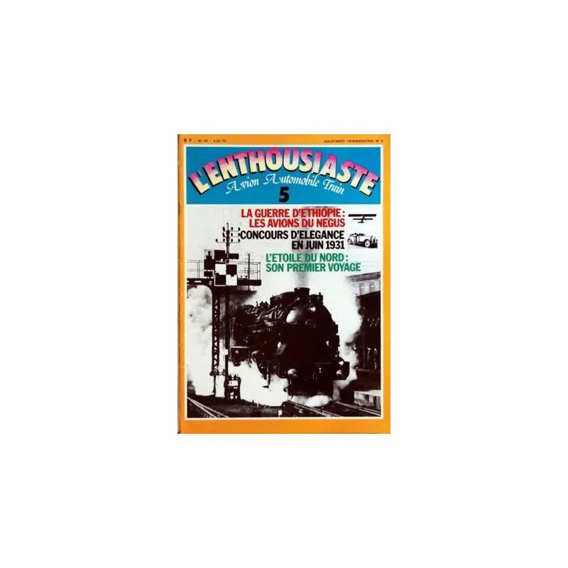 Enthousiaste (L') N° 5 Du 01/07/1978