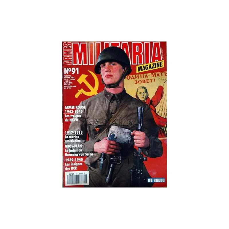 Armes Militaria Magazine N° 91 Du 01/02/1993