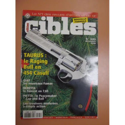 Cibles n° 345 N° 345 : Taurus rading bull Famas Beretta tomcat Pietta