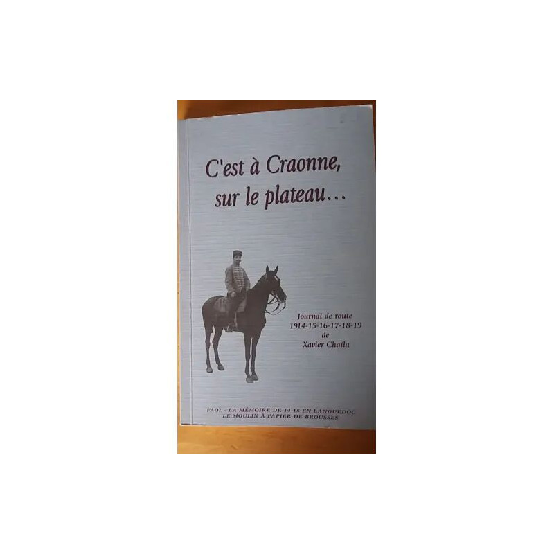 C'est à Craonne sur le plateau