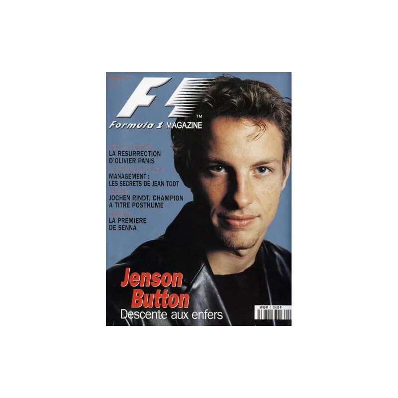 FORMULA 1 MAGAZINE N° 03 : JENSON BUTTON