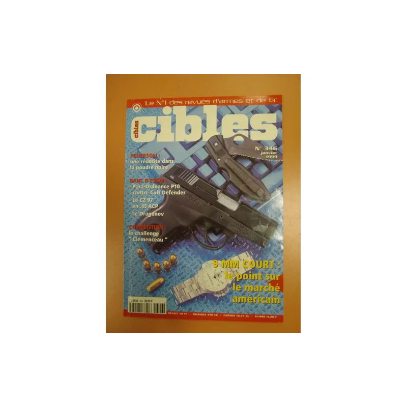 CIBLES N° 346 : 9 MM COURT:Le point sur le marché américain