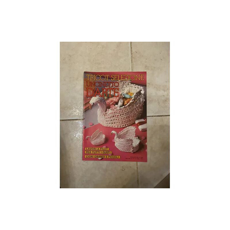 TRICOT SELEZIONE UNCINETTO D'ARTE N° 140 REVUE CROCHET D'ART EN...