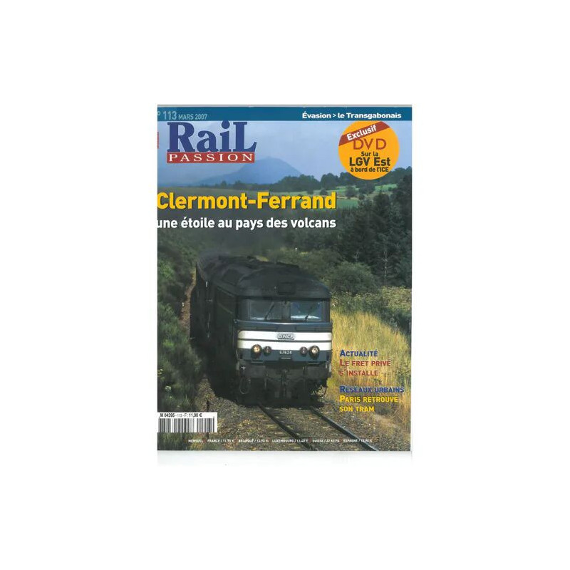 rail passion mars 2007 N° 113 : clermont ferrand une étoile au...