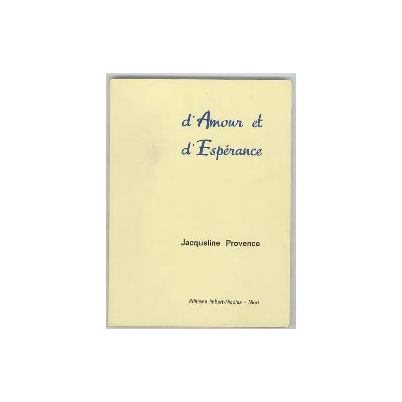D'amour et d'Espérance