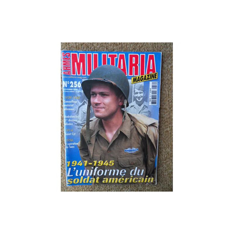 Armes Militaria Magazine n°256 de novembre 2006