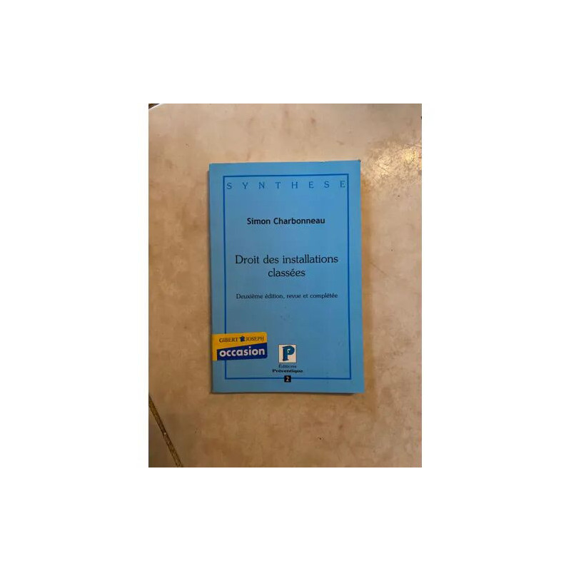 Le Droit Des Installations Classées