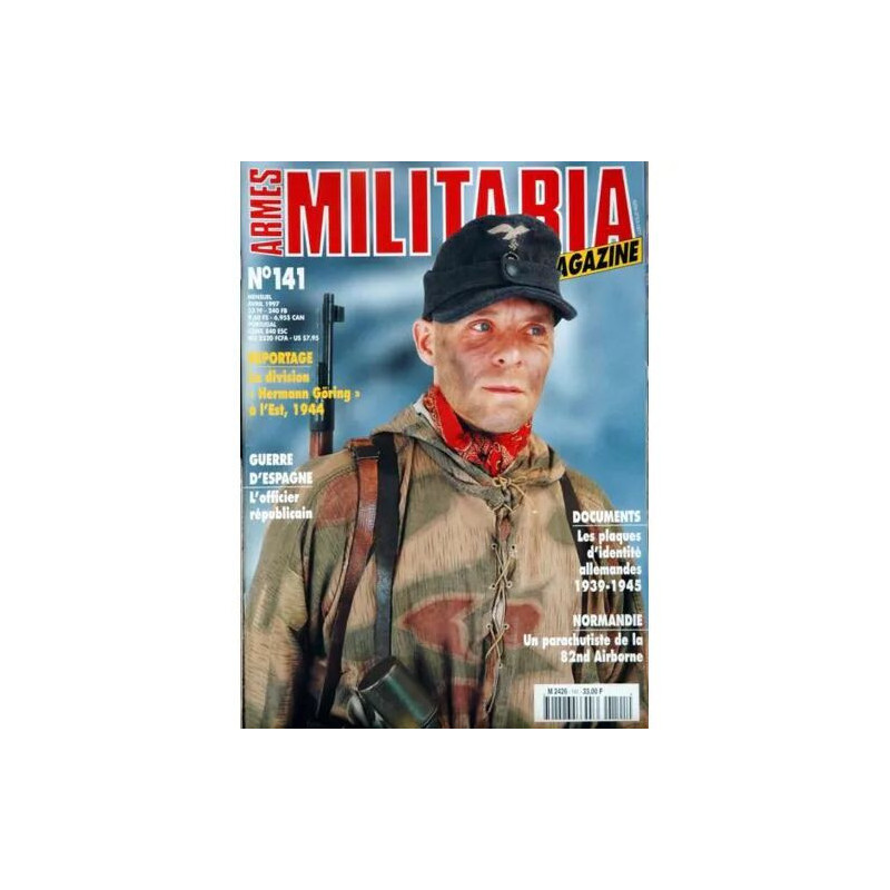 ARMES MILITARIA MAGAZINE N° 141 DU 01/04/1997 - LA DIVISION...