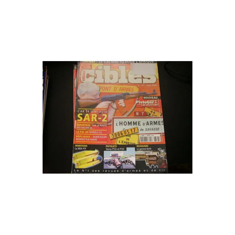 CIBLES N° 377 : AK 74 SEMI AUTO ET SAR 2
