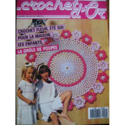 CROCHET D'OR N° 46 : CROCHET FLEUR ETE GAI POUR LA MAISON LES...