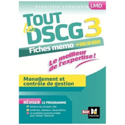 Tout Le Dscg 3 Management Et Contrôle De Gestion - Mémos