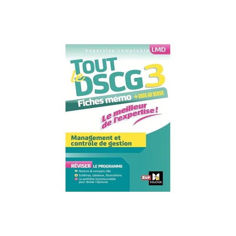 Tout Le Dscg 3 Management Et Contrôle De Gestion - Mémos