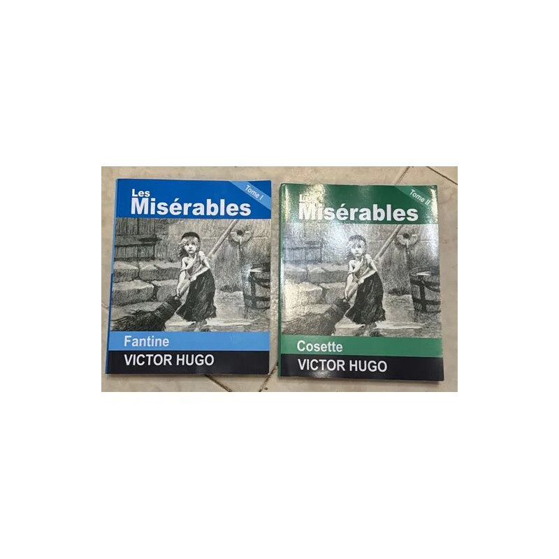 LES MISERABLES TOME 1 ET 2 EDITIONS PETRA BOOKS