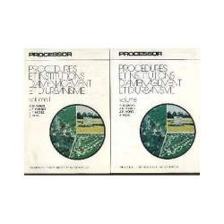 Procédures Et Institutions D'aménagement Et D'urbanisme. En 2 Volumes