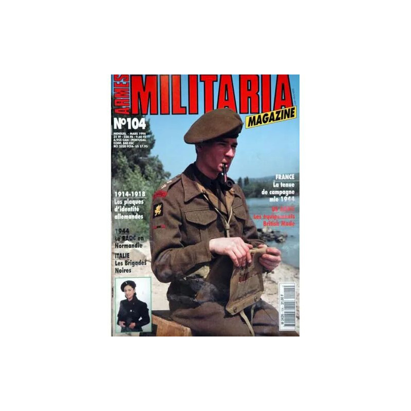 ARMES MILITARIA MAGAZINE N° 104 DU 01/03/1994 - 1914 - 18 - LES...