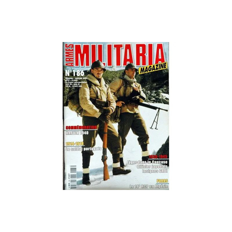 Armes Militaria Magazine N°186 Du 01-01-2001