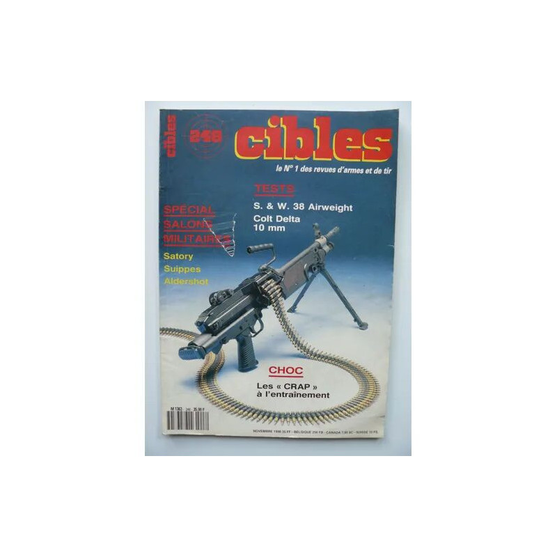 Cibles n° 248 N° 248 : Smith et wesson 38 colt delta 10mm