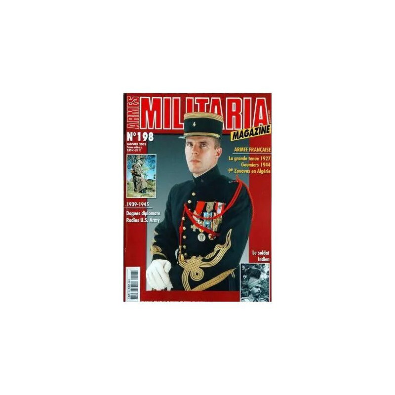 ARMES MILITARIA MAGAZINE N° 198 DU 01/01/2002 - 1939-45 - DAGUES...
