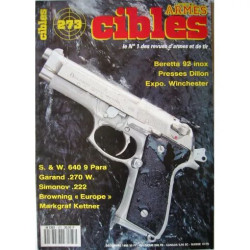 Cibles n° 273 N° 273 : Beretta 92 Winchester Browning