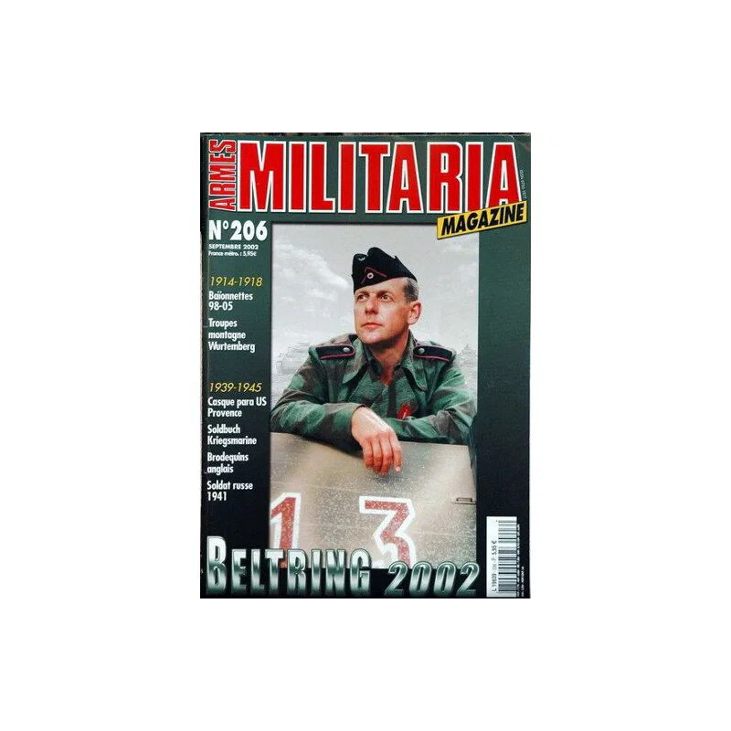 Armes Militaria Magazine N° 206 Du 01/09/2002