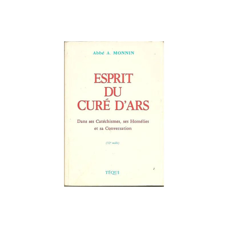 Esprit du Curé d'Ars