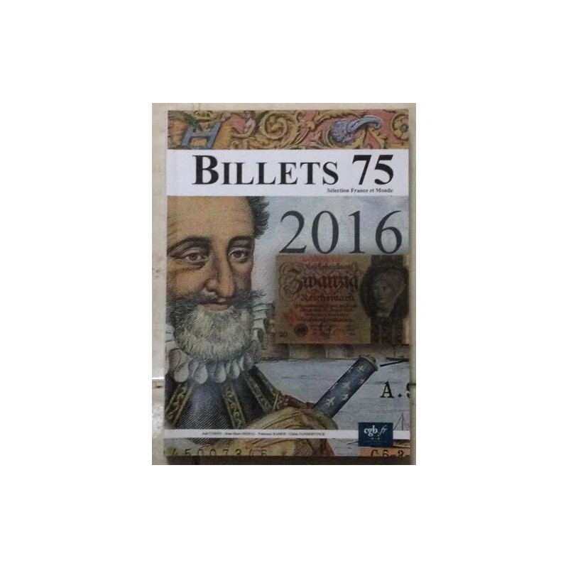 BILLETS 75 SELECTION FRANCE ET MONDE 2016