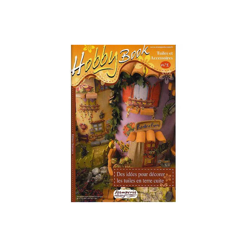 hobby book - tuiles et accessoires - N° 1 - stamperia