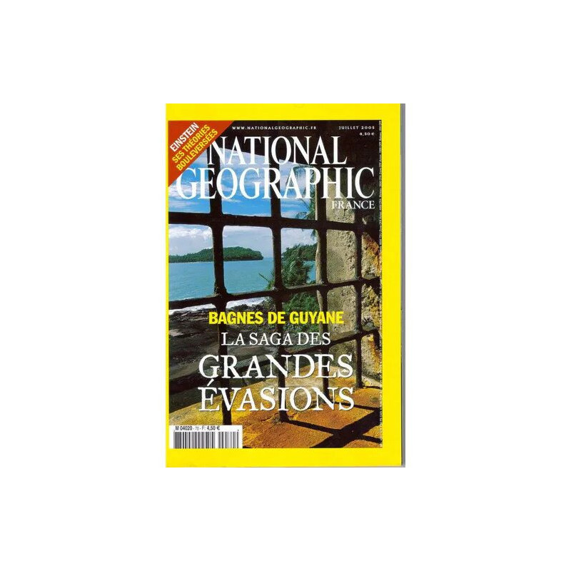 National Geographic France N° 70 : La saga des grandes évasions