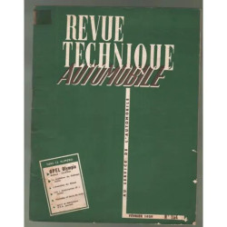 Revue Technique Automobile 154 - OPEL OLYMPIA - 1959