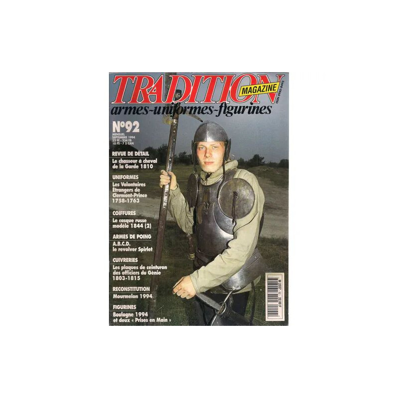 tradition magazine n° 92 septembre 1994