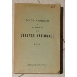 GUIDE ANNUAIRE DU MINISTERE DE LA DEFENSE NATIONALE 1954