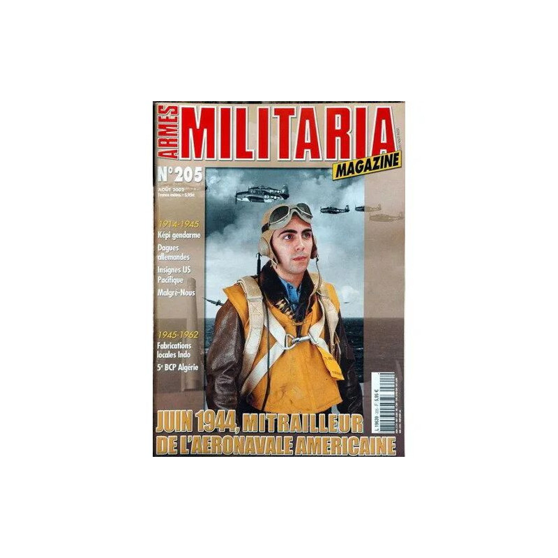 Armes Militaria Magazine N° 205 Du 01/08/2002
