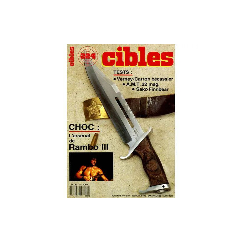 Cibles N° 224 : L'arsenal de Rambo 3 - Verney-Carron bécassier -...